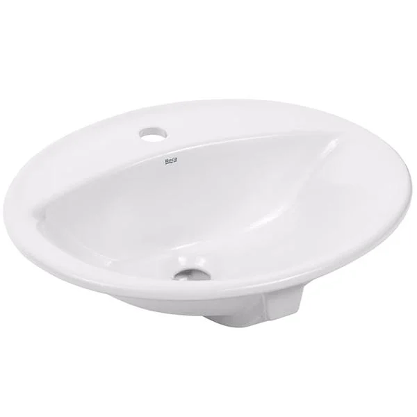 Раковина врезная Roca Rodeo 520×410 мм, з отвором для змішувача