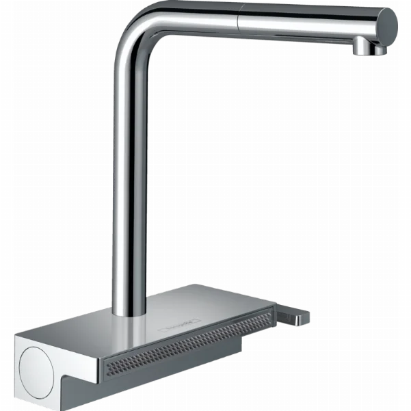 Смеситель Hansgrohe Aquno Select M81 для кухонной мойки с выдвижным душем, хром 73830000