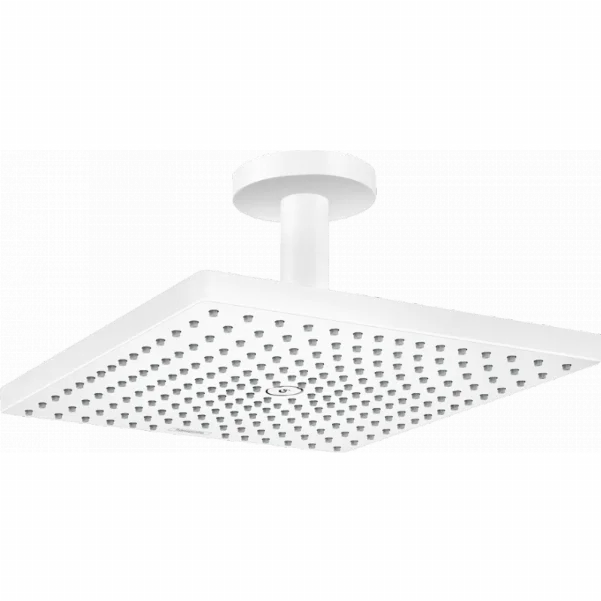 Верхний душ Hansgrohe Raindance E 300 1jet с потолочным соединителем, белый матовый 26250700