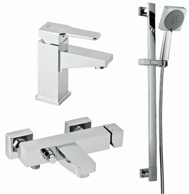 Набір для ванної зі штангою GENEBRE Kenjo 04KEV17 (163745+10013560+63100264567+6313026466+DXK345)