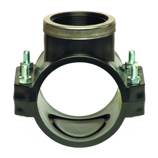 Хомут для врезки Unidelta 1026 PN10 PP-B Ø 200×2" мм