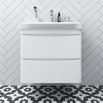 Тумба з раковиною підвісна, 65 см AM.PM M80-FHX0652-WC0652-38 Like