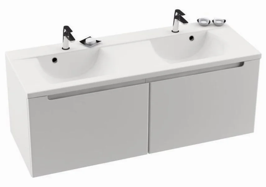 Шкафчик под умывальник Ravak SD Classic 1300 1300x490x470 мм, белый/белый