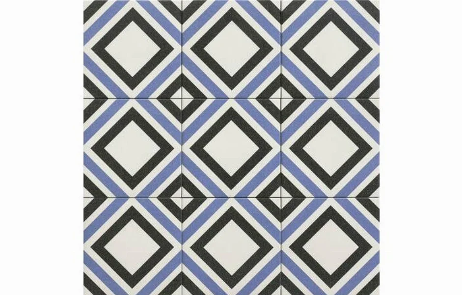 Плитка керамогранитная Belfast Blu 200x200 Mainzu