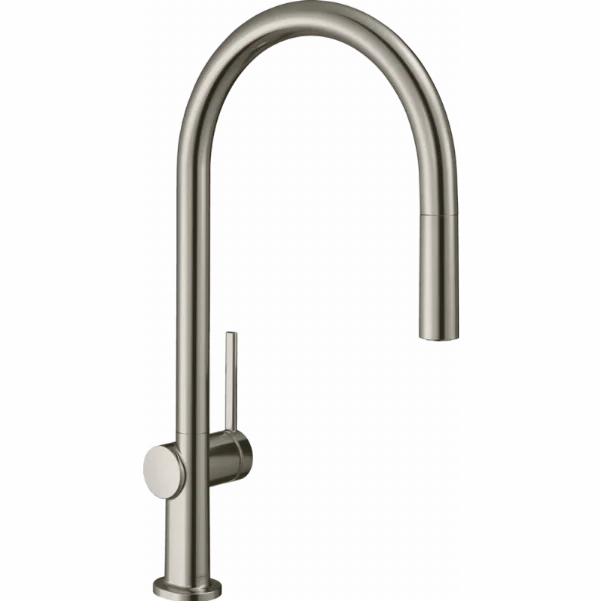 Смеситель Hansgrohe Talis M54 для кухонной мойки с выдвижным душем, под сталь 72803800