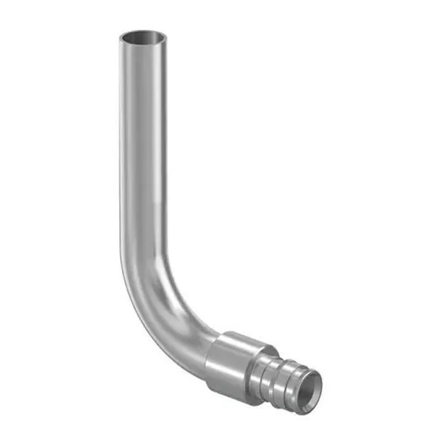 Трубка хром для підключення радіатора Uponor Quick&Easy Ø 16×15 мм, L=1100 мм