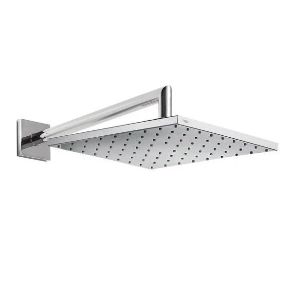 Верхній стельовий душ Tres Full 250х250 мм, 1jet, настінний кронштейн круглий