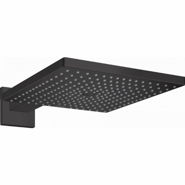 Верхний душ Hansgrohe Raindance E 300 1jet с душевым кронштейном, черный матовый 26238670