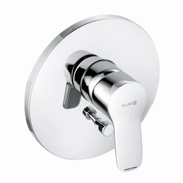Змішувач Kludi Pure&Easy 376500565 для ванни з душем (зовнішня частина), хром
