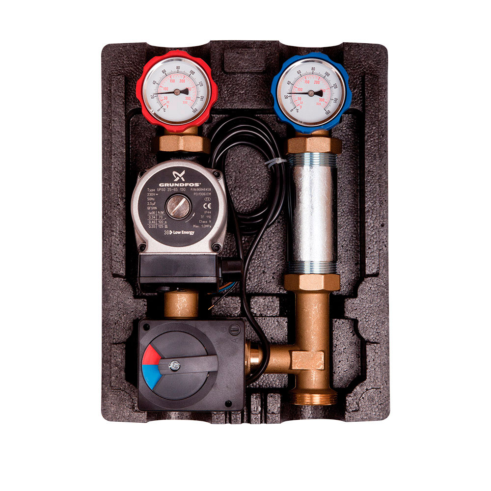 Насосна група з сервоприводом ICMA 1-1/2"x1" з насосом ALPHA 2L 25/60