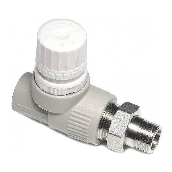 Вентиль радіаторний термостатичний PPR Ekoplastik Ø 20 прямий