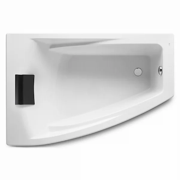 Ванна акриловая ROCA Hall 150×100 см, левая, подлокотниками, подголовник + ножки