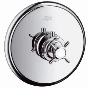 Змішувач-термостат центральний Axor Montreux Highflow Ø176 мм, хром