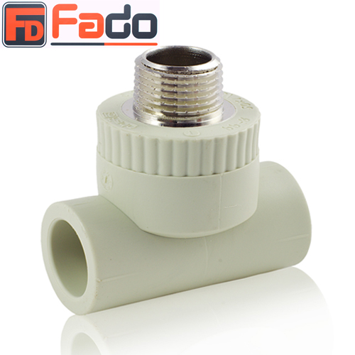 ППР Тройник Fado Ø 25×1/2"×25 наружная резьба