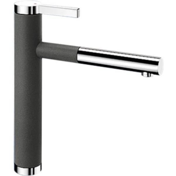 Смеситель для кухни Blanco Linee-S хром/темная скала