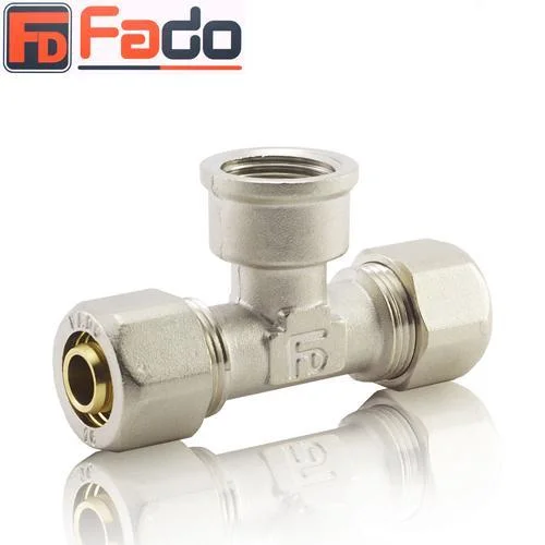 Тройник обжимной Fado Compress Ø 26×1"×26 внутренняя резьба
