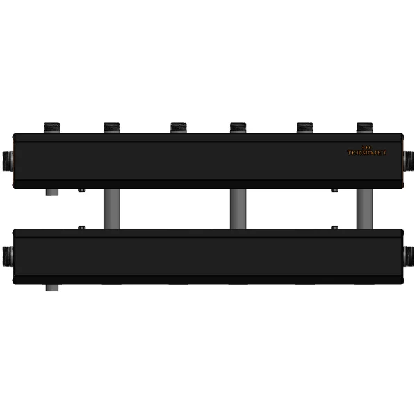 Коллектор для котельной Termojet К32В125(200) Ø 1-1/4"×1" - 3+1 контура (в изоляции)