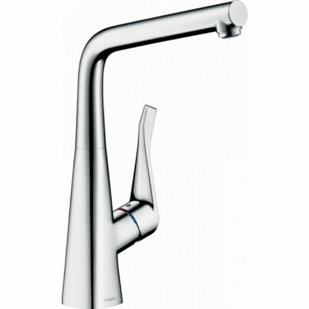 Смеситель кухонный Hansgrohe Metris M71, цвет: хром