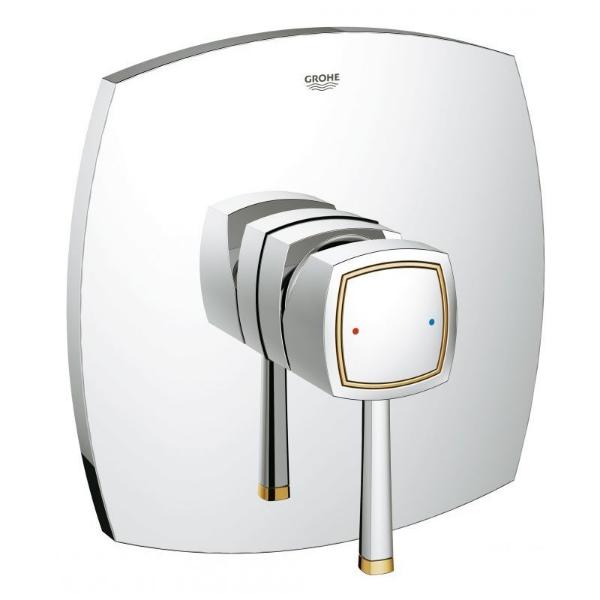 Смеситель для душа Grohe Grandera Ø 188 мм, хром-золото