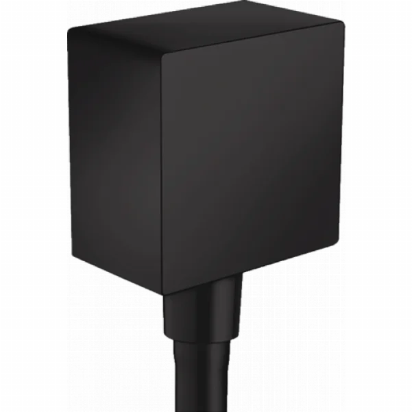 Шланговое подсоединение Hansgrohe FixFit с обратным клапаном, черный матовый 26455670