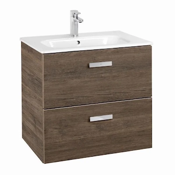 Тумба ROCA VICTORIA BASIC з умивальником 60 см, кедр