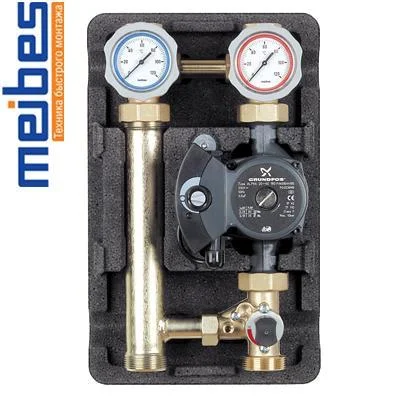Насосна група MEIBES D-MK 1-1/4" з насосом Wilo-Yonos PICO 30/1-6