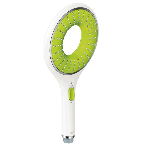 Ручной душ Grohe Rainshower Icon 150 2jet, бело-зеленый