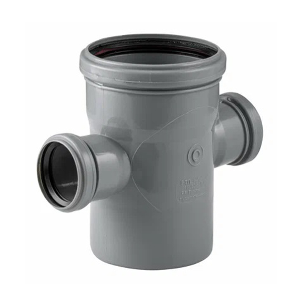 Крестовина канализационная Reiger Triple Safe Ø 110×110×50/87,5° мм