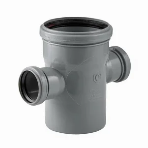 Хрестовина каналізаційна Reiger Triple Safe Ø 110×110×50/87,5° мм