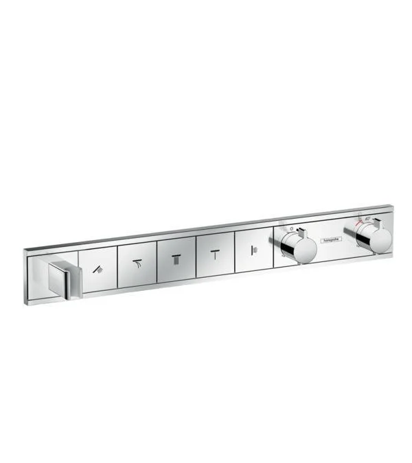 Термостат Hansgrohe RainSelect 15358000 на 5 потребителя, для душа, хром
