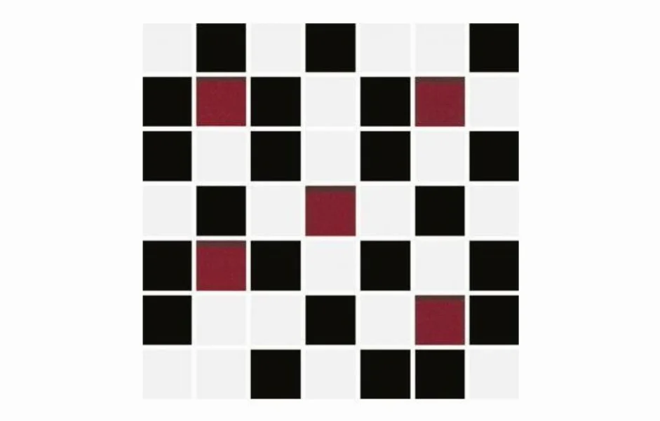 Мозаика Michelle White-Black Mosaic 200x200x9 Konskie