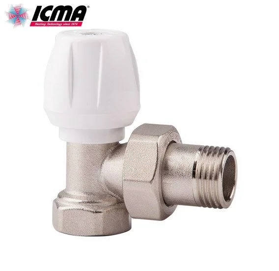 Кран радиаторный ICMA 3/4" угловой верхний