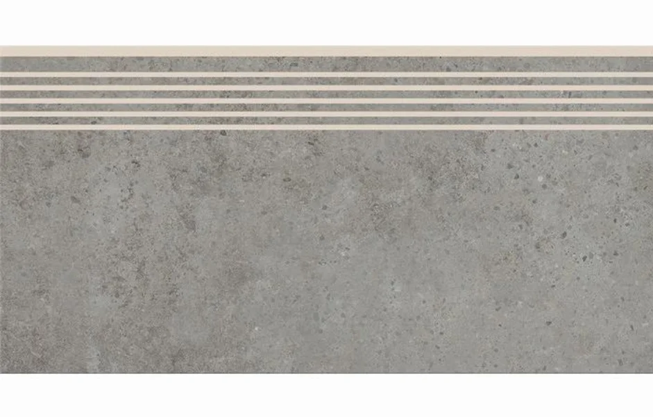 Ступень прямая HIGHBROOK GREY STEPTREAD 298х598x9 Cersanit
