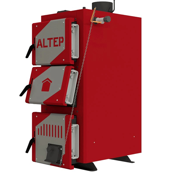 Котел твердотопливный Altep Classic 12 кВт, механическое управление