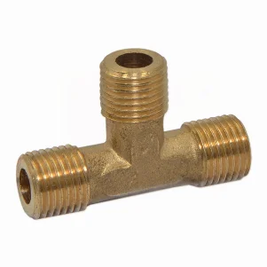 Тройник латунный Pattaroni Ø 1/4" наружная резьба