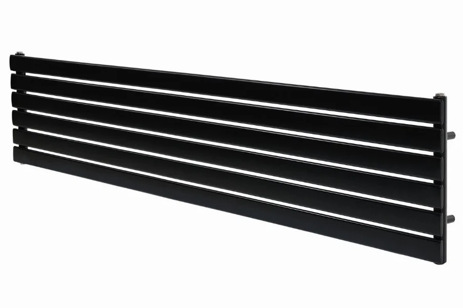 Дизайнерський радіатор горизонтальний Arttidesign Livorno G 6/408/1800 чорний матовий