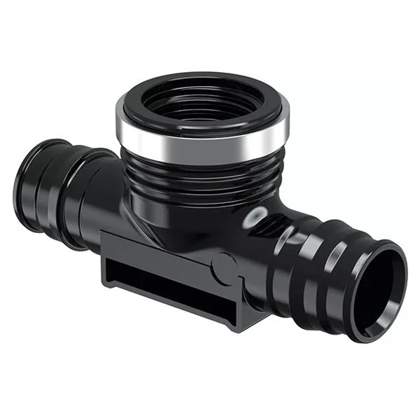 Трійник усадковий Uponor Quick&Easy PPSU Ø 16×1/2"×16 мм, з внутрішньою різьбою