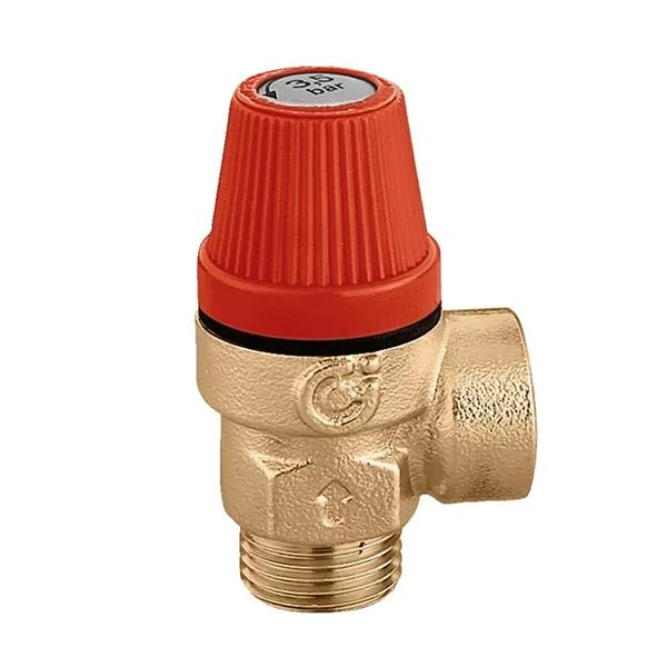 Клапан підривний мембранний Caleffi Ø 1/2"×1/2" - 3,0 bar, внутр.- зовн. різьба