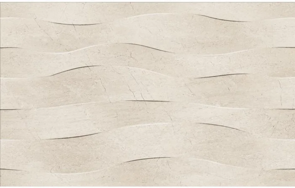 Плитка настенная Summer Stone Wave Бежевый 250x400x8 Golden Tile