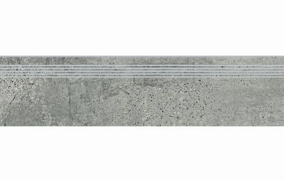 Щабель пряма Newstone Grey Steptread 298x1198 Opoczno