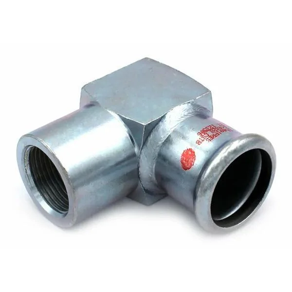 Коліно прес оцинковка RM Steel Pres Ø 28×3/4" внтутрення резьба