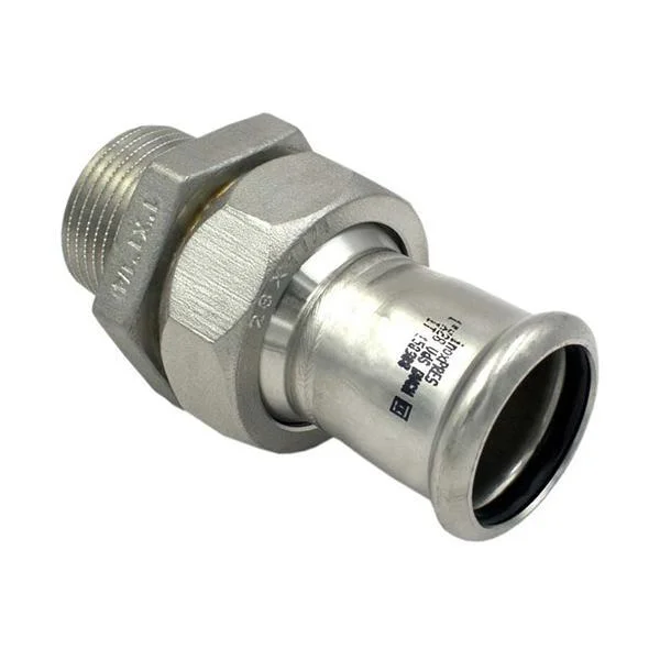 Збірка прес нержавійка RM Inox PRES Ø 42×1-1/2" зовнішня різьба