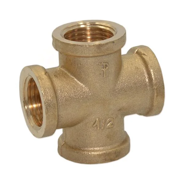 Крестовина латунная Pattaroni Ø 3/8" внутренняя резьба