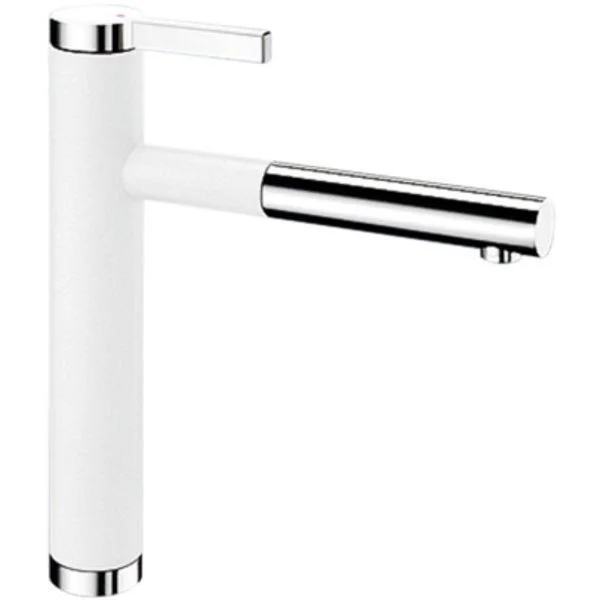 Смеситель для кухни Blanco Linee-S хром/белый