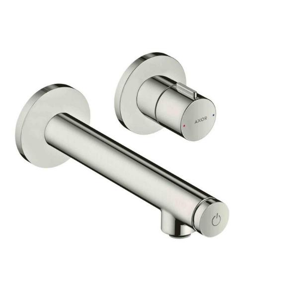 Смеситель настенный для раковины Axor Uno Select 165, никель