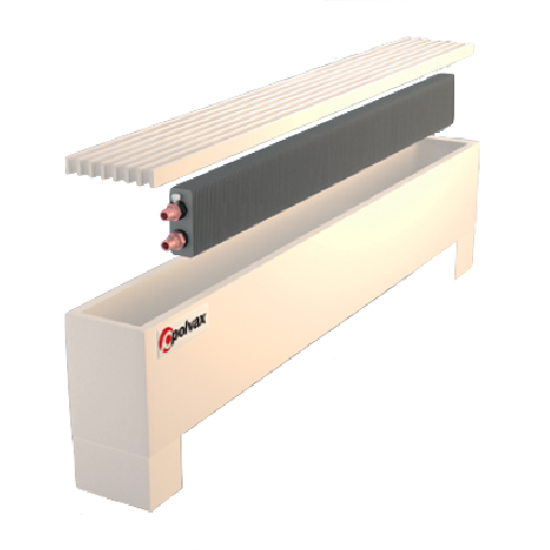 Конвекторы POLVAX W.КE.75x1250x300 мм 1079 Вт