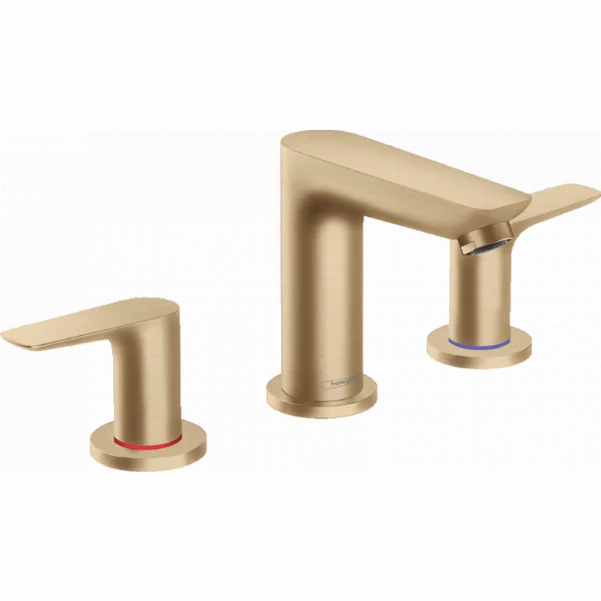 Змішувач Hansgrohe Talis E на три отвори з донним клапаном, бронза матовий 71733140