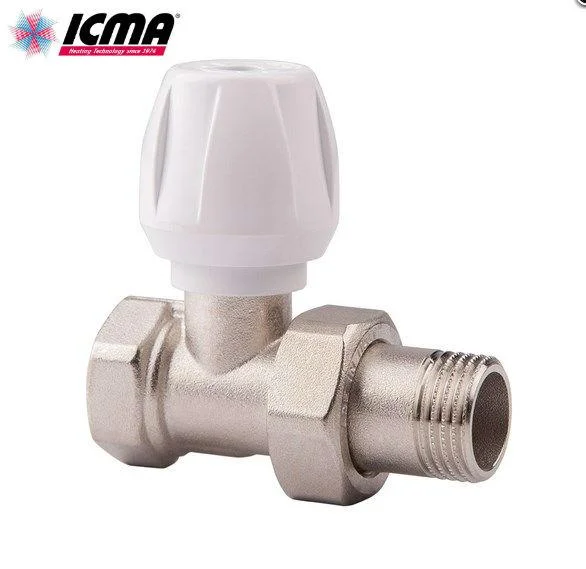 Кран радиаторный ICMA 3/4" прямой верхний