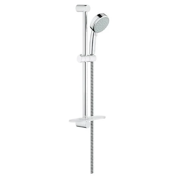 Душевой гарнитур Grohe New Tempesta Cosmopolitan 100 2jet, штанга 600 мм, с мыльницей