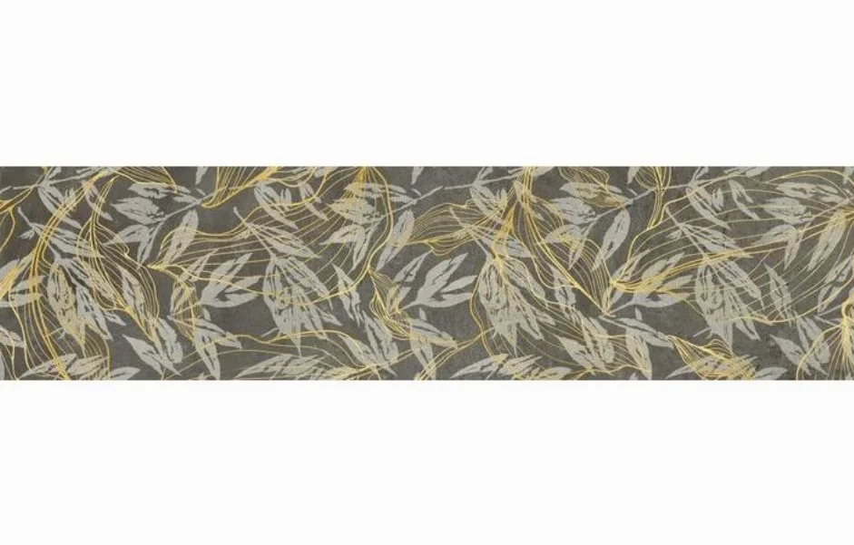 Плитка керамогранитная Softcement Graphite Decor Flower RECT 297x1197x8 Cerrad Плитка керамогранитная Softcement Graphite Decor Flower RECT 297x1197x8 Cerrad